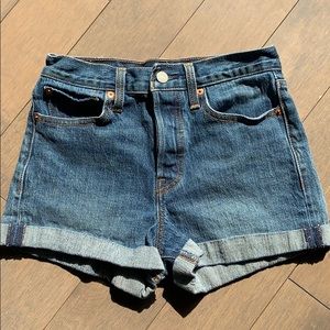 Vintage Levi Classic Cuffed Denim Shorts